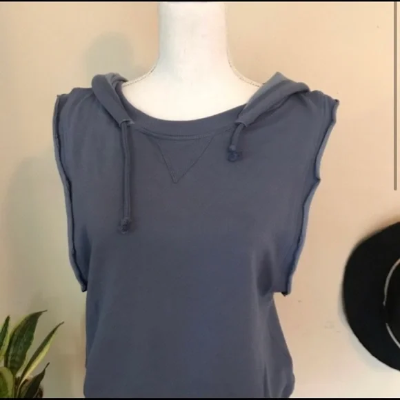 free people whitewater sleeveless hoodie - Picture 3 of 6